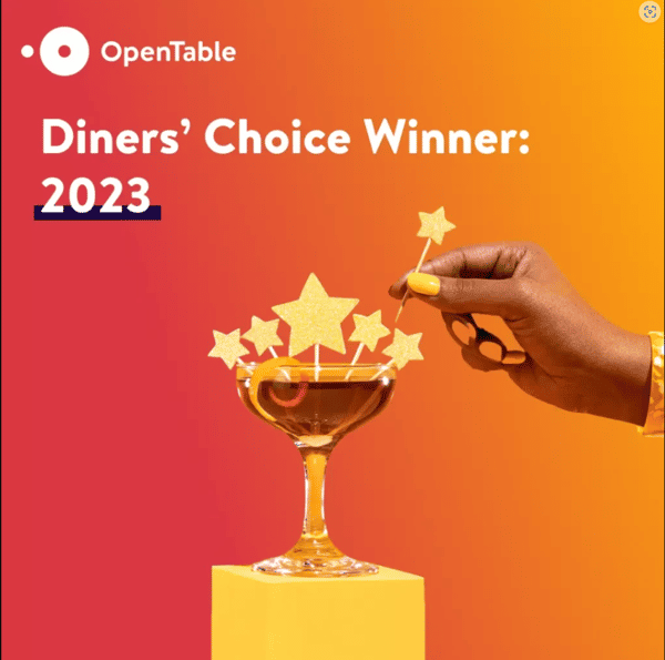 Open Table Diner's Awards 2023