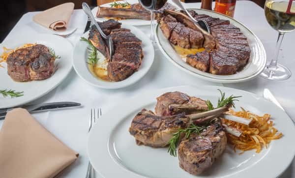 empire steak house table