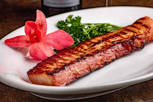 Sizzling Canadian Bacon at Empire