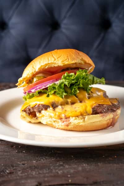 Double Bull Burger with Fries