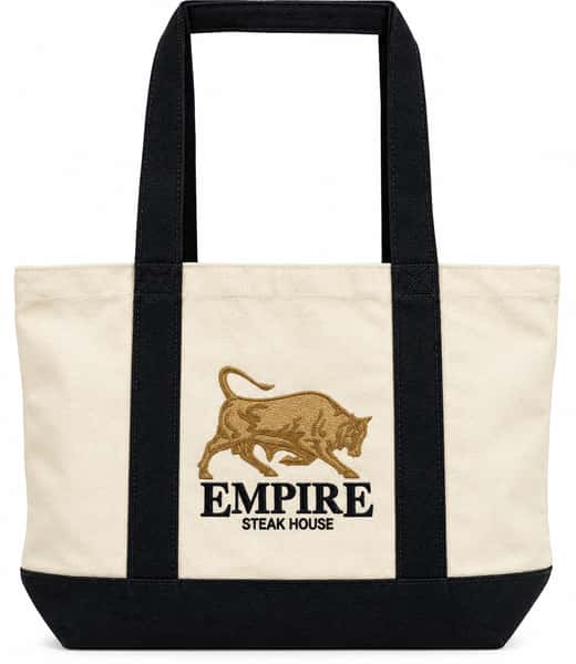 Empire Steak House Black Tote Bag