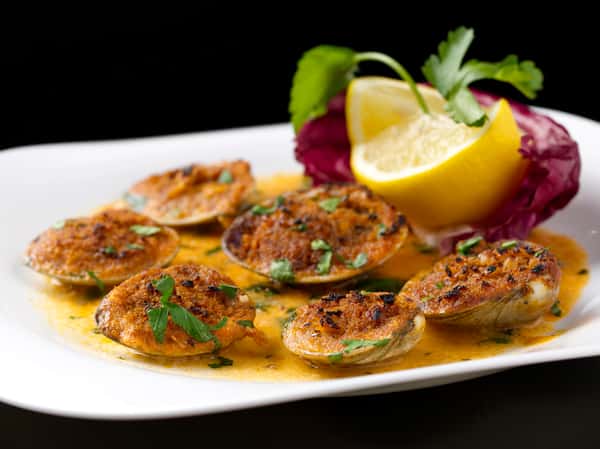Empire Steak House-Baked clams