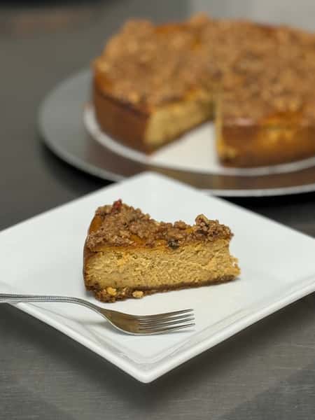 Pumpkin Cheesecake Slice