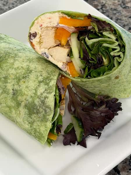Chicken,Veg, Feta Wrap