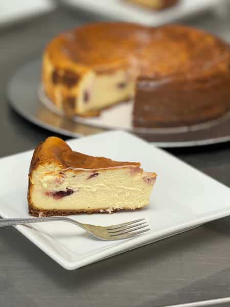 Raspberry Swirl Cheesecake