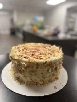 Coconut Raspberry Cake