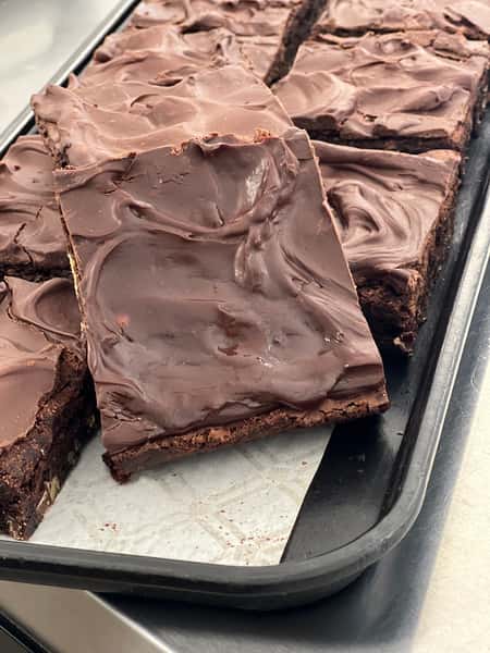 Frosted Nut Brownie