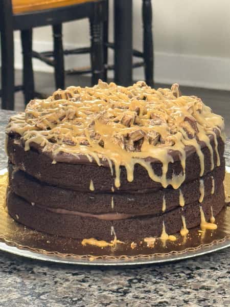 Chocolate Toffee Cake
