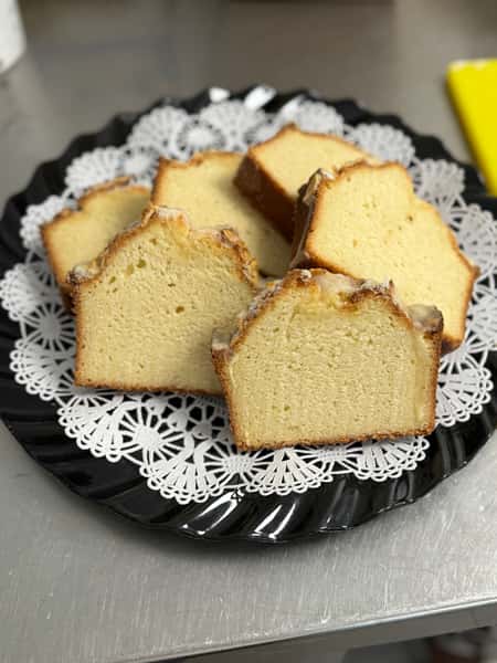 Pound cake slice