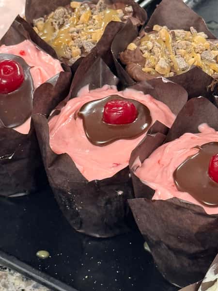 Chocolate Cherry Cupcake