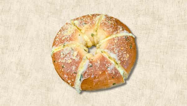Garlic Cream Cheese Bagel