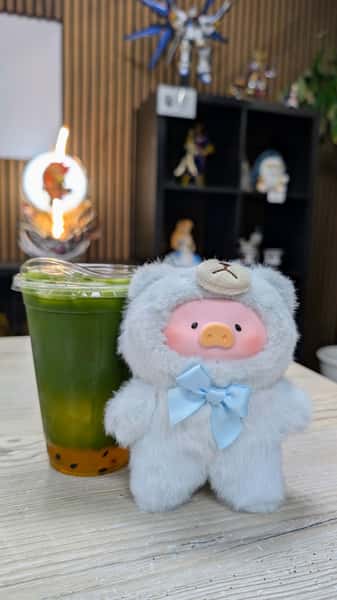 Toy with drink