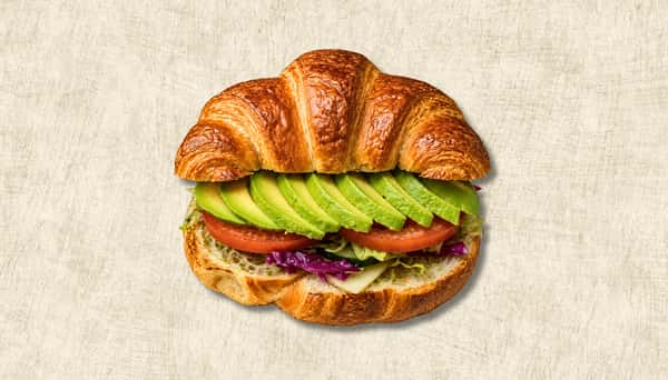 Avocado Croissant Sandwich