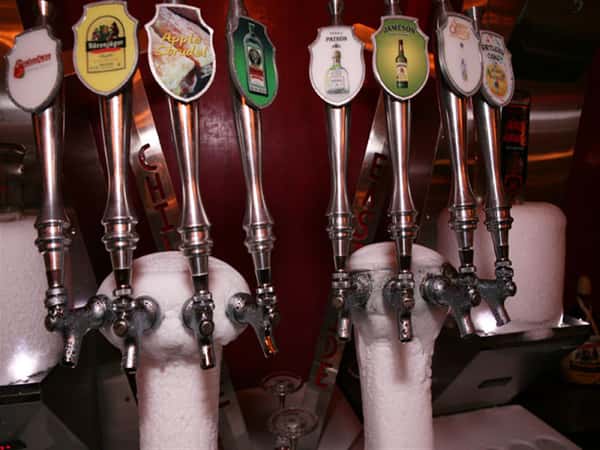 Beer on tap