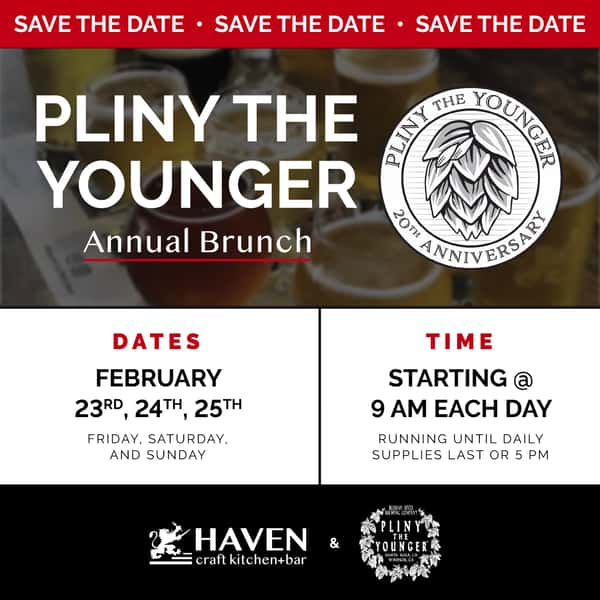 Annual Pliny the Younger Brunch Haven Craft Kitchen + Bar