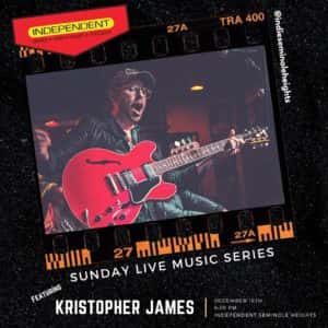 Sunday Live Music Series: Kristopher James