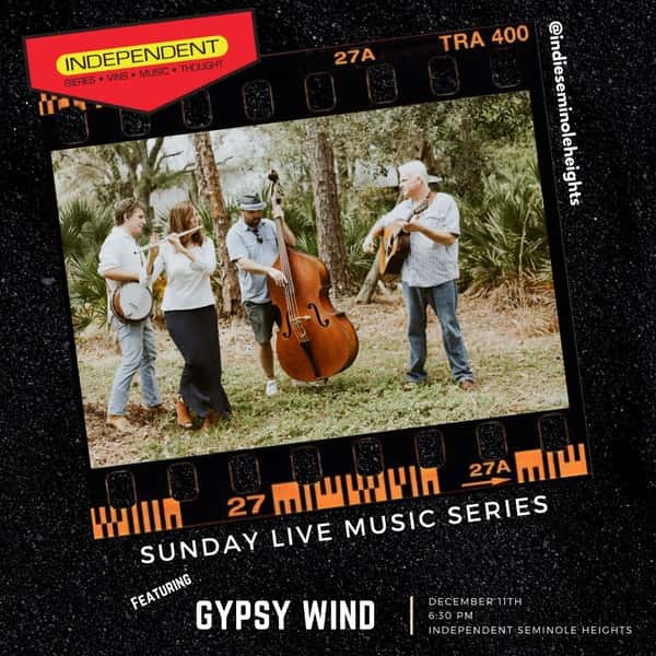 Sunday Live Music Series: Gypsy Wind Flyer