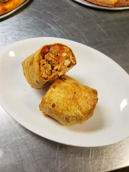 Chicken Chipotle Wrap on a plate
