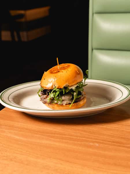 Mushroom, Swiss, & Avocado Burger