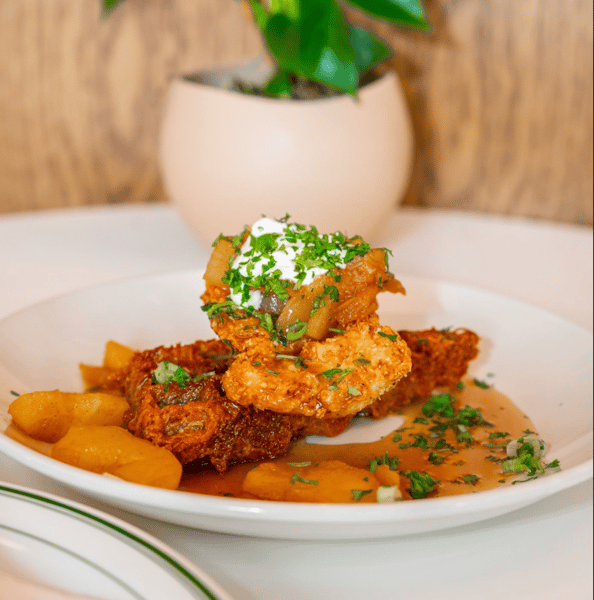 Fried Chicken & Latke Waffle
