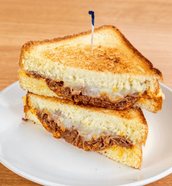 Barbacoa Grilled Cheese