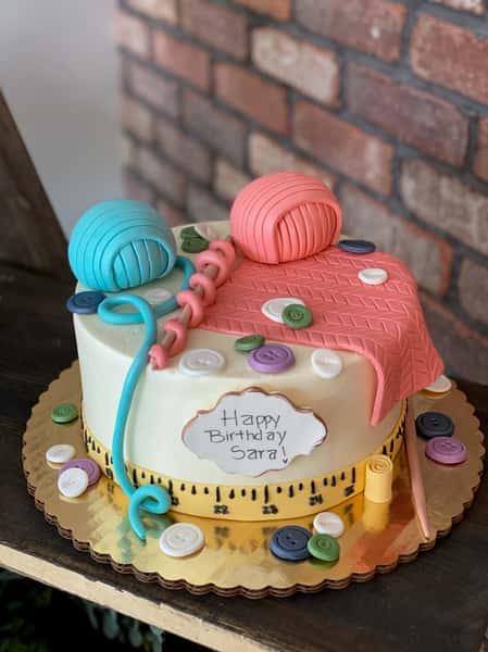 knitting cake 