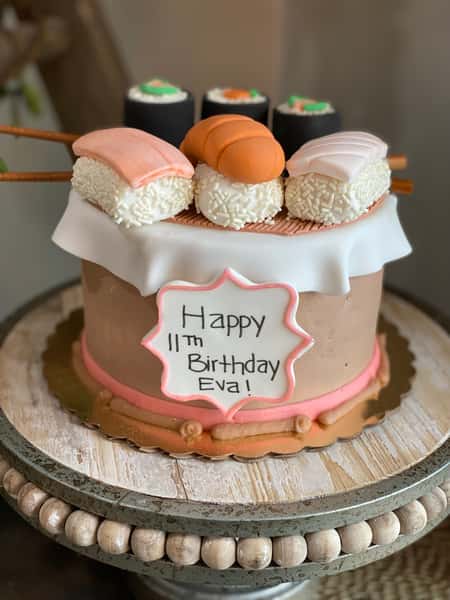 sushi cake 