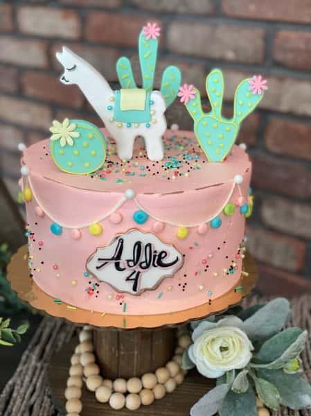 llama cake 