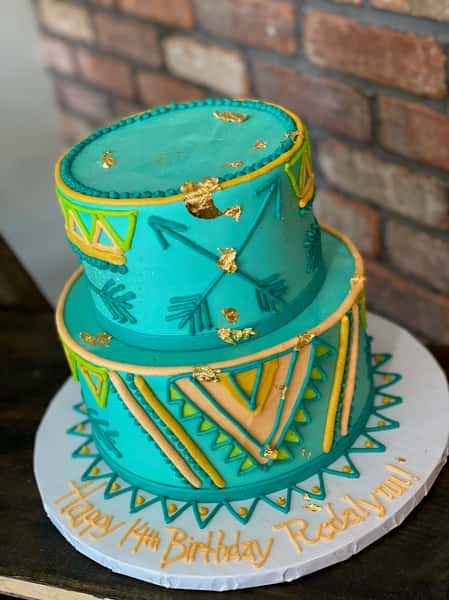 boho cake 