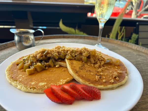 Apple Streusel Pancakes