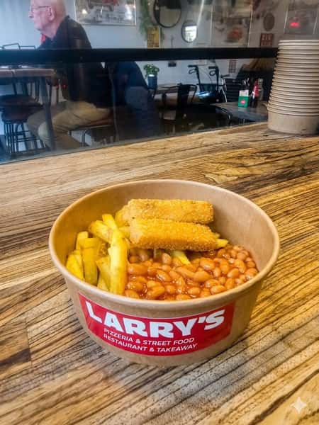 Fish fingers meal