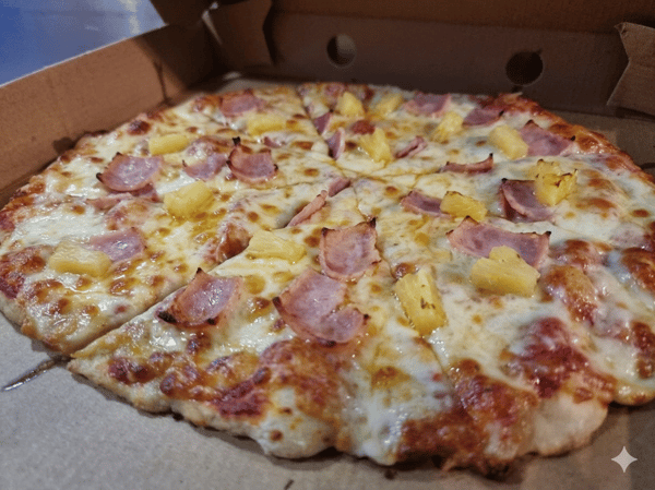 ham & pineapple.