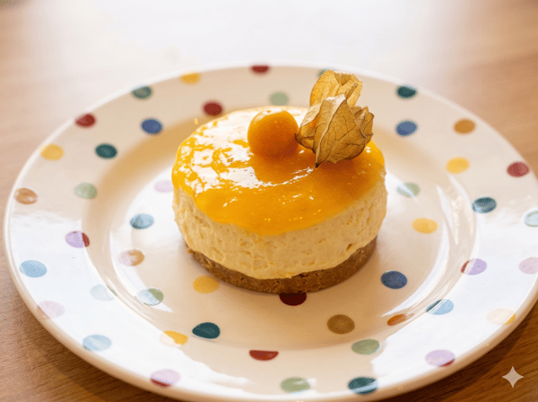 Homemade Lemon & Ginger Cheesecake