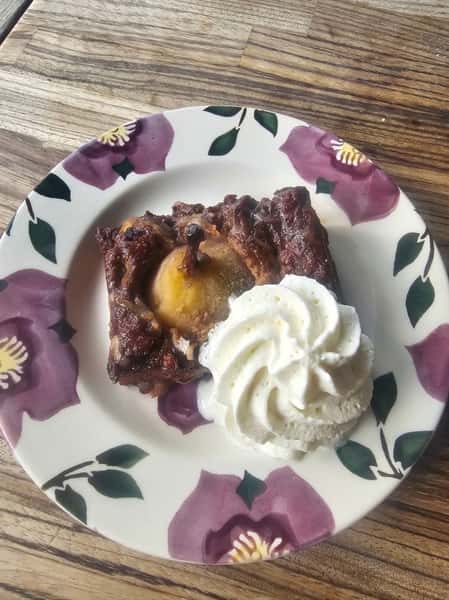 Homemade Spiced Pear & Sticky Toffee Pudding