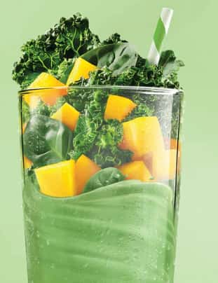Kale, Mango & Spinach Smoothie
