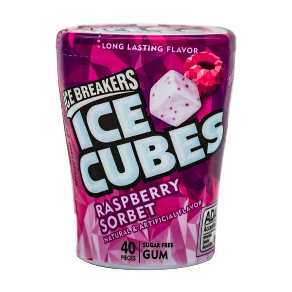 ICE BREAKERS ICE CUBES Raspberry Sorbet 40 Pieces - Convenience Store ...