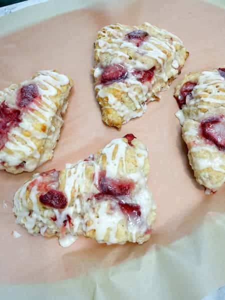 Strawberry  Cream Cheese Scone