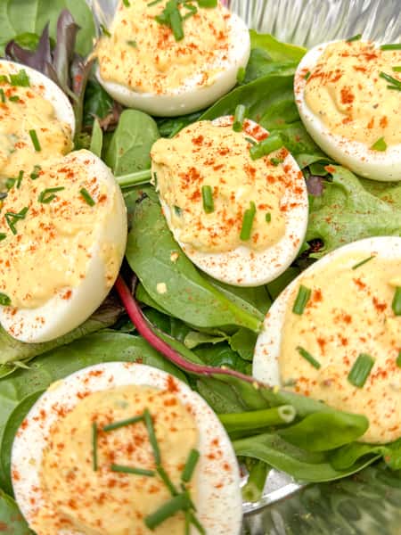 Easter Heavenly Deviled Eggs