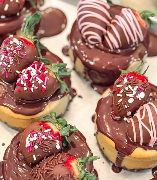 Valentine Mocha Cheesecake