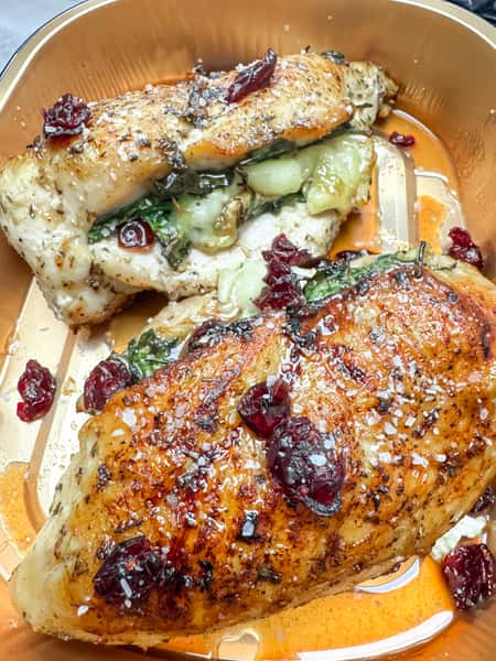 Valentine Cranberry Brie Chicken