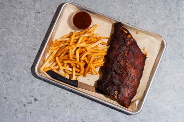 1/2 Rack Smoked Baby Back Ribs