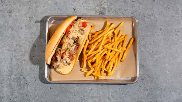 Smoked Brisket Cheesesteak