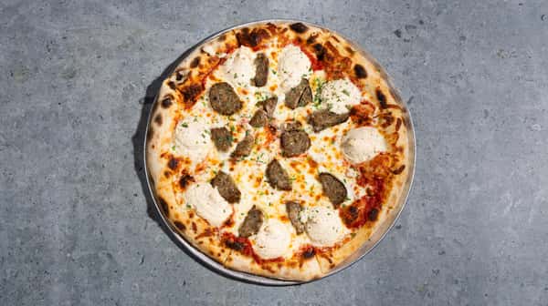 Meatball Pizza