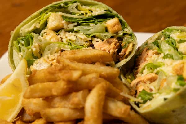 Salmon Caesar Wrap