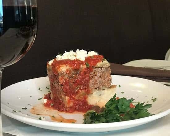 MOUSSAKA, LUNCH