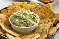 ARTICHOKE DIP AND PITA DINNER, DINNER