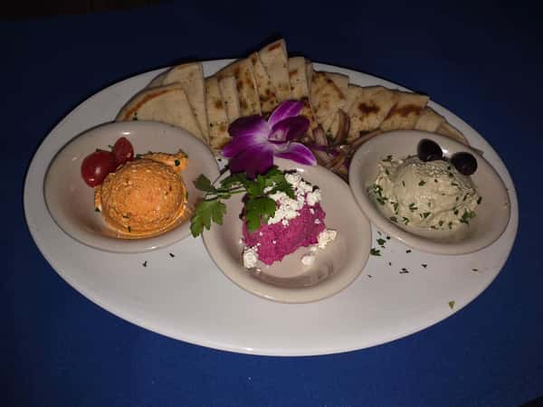 TRIO OF DIPS, LUNCH