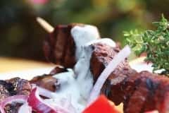 LAMB SOUVLAKI, DINNER