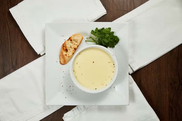 ADD SMALL AVGOLEMONO SOUP, Lunch