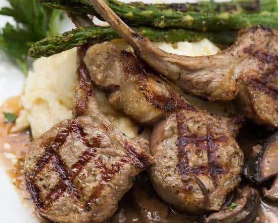 RACK OF LAMB, DINNER